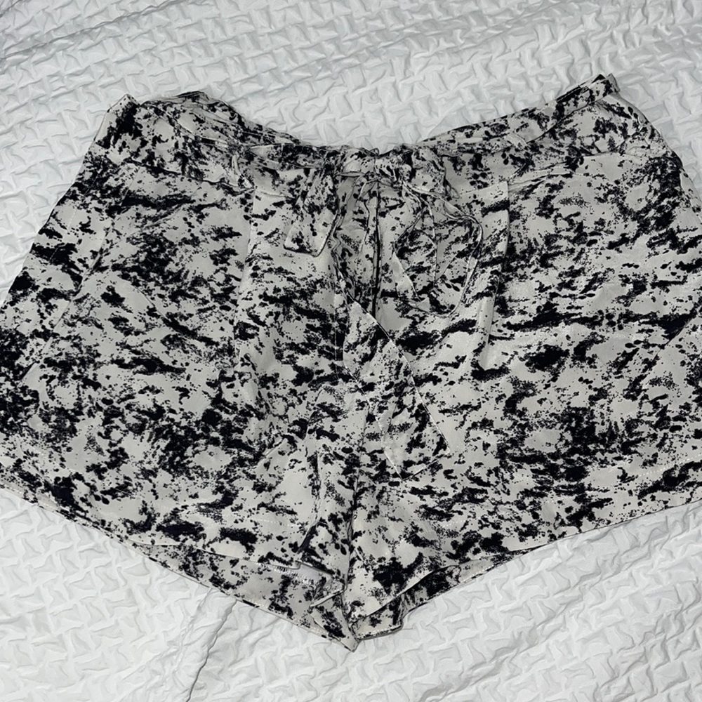 Black & White Shorts